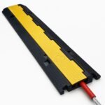 Rubber Cable Protector with Lid 1000mm – Heavy Duty Industrial Cable Ramp Cover