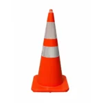 Durable Flexible 750MM Traffic Cones for Road Safety