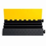 Ultra Heavy Duty Triple Channel Cable Protector 900mm – Industrial Rubber Cable Ramp