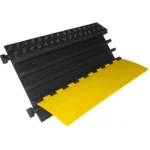 Ultra Heavy Duty Triple Channel Cable Protector 900mm – Industrial Rubber Cable Ramp - Image 5