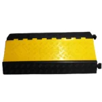 Ultra Heavy Duty Triple Channel Cable Protector 900mm – Industrial Rubber Cable Ramp - Image 4