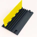 4 Channel Rubber Cable Protector 900mm – Heavy Duty Multi Cable Ramp with Lid - Image 4