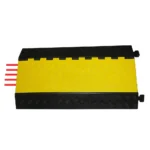 5 Channel Rubber Cable Protector 900mm – Heavy Duty Multi Cable Ramp