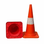 Heavy Duty 750mm Plastic Traffic Cones for Road Safety - Image 3