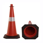 Rubber Base 750mm Traffic Cones for Road Safety